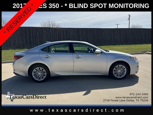 Silver Lining Metallic 2017 Lexus ES 350 Base