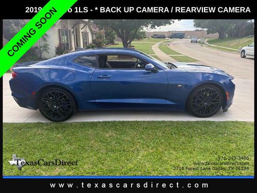 Riverside Blue Metallic 2019 Chevrolet Camaro 1LS
