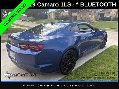 Riverside Blue Metallic 2019 Chevrolet Camaro 1LS
