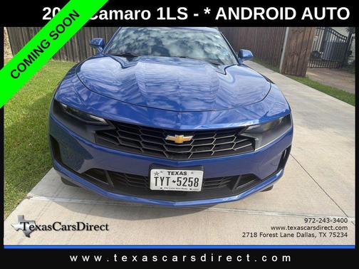 Riverside Blue Metallic 2019 Chevrolet Camaro 1LS