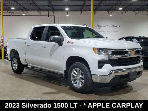 Summit White 2023 Chevrolet Silverado 1500 LT