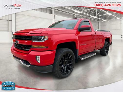 Red 2017 Chevrolet Silverado 1500 2LT