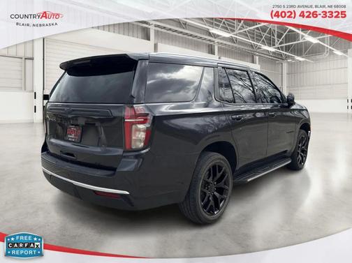 Blue 2022 Chevrolet Tahoe LT