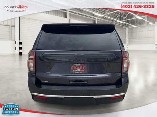 Blue 2022 Chevrolet Tahoe LT