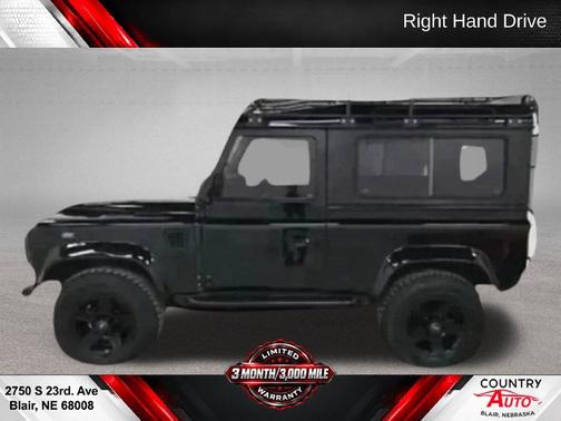 Black 1991 Land Rover Defender 90