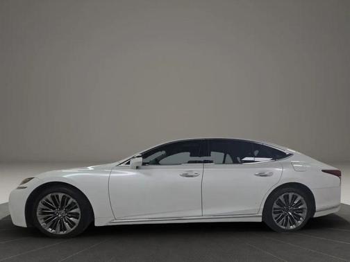 White 2018 Lexus LS 500 Base