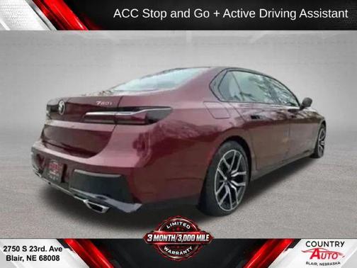 Red Metallic 2025 BMW 760 760i xDrive