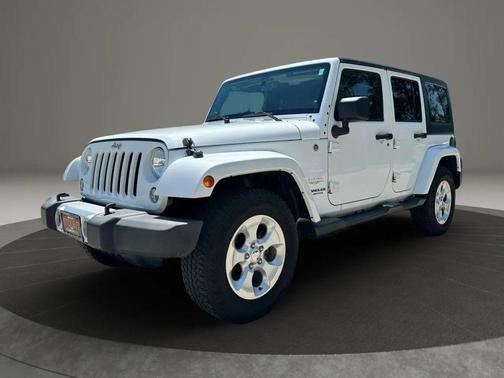 White 2014 Jeep Wrangler Unlimited Sahara