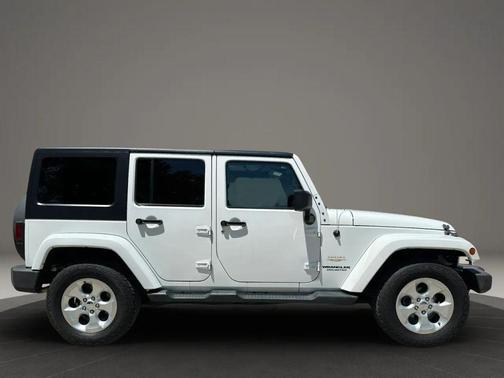 White 2014 Jeep Wrangler Unlimited Sahara