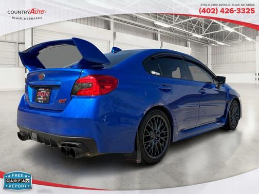 Blue 2016 Subaru WRX STI Base