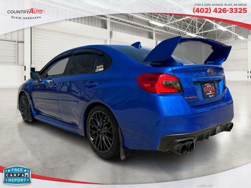 Blue 2016 Subaru WRX STI Base