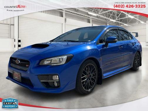 Blue 2016 Subaru WRX STI Base