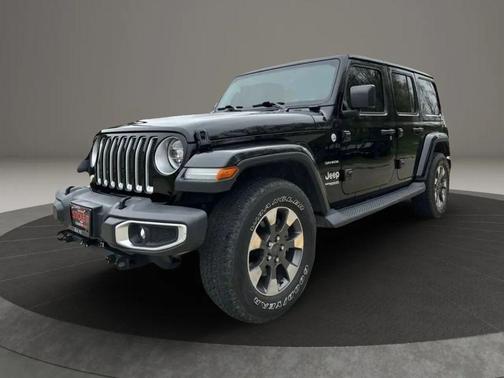 Black 2018 Jeep Wrangler Unlimited Sahara