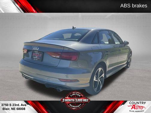 Monsoon Gray Metallic 2020 Audi A3 2.0T S line Premium