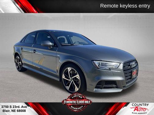 Monsoon Gray Metallic 2020 Audi A3 2.0T S line Premium
