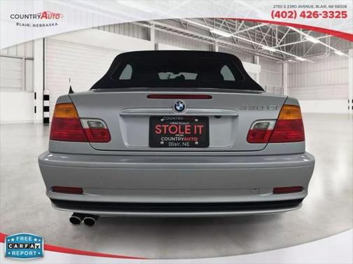 2001 BMW 330 330Cic Convertible 2D