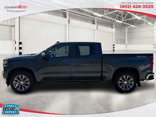 Gray 2021 Chevrolet Silverado 1500 LT