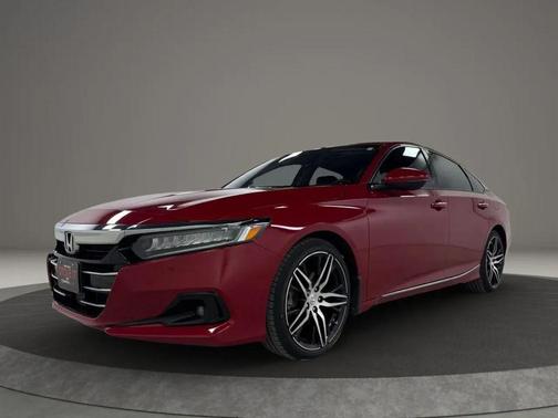 Red 2021 Honda Accord Touring 2.0T
