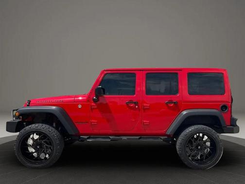 Red 2016 Jeep Wrangler Unlimited Rubicon