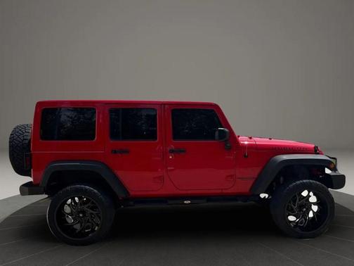 Red 2016 Jeep Wrangler Unlimited Rubicon