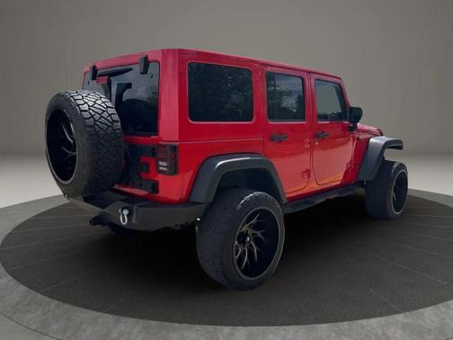 Red 2016 Jeep Wrangler Unlimited Rubicon