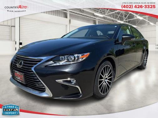 Black 2018 Lexus ES 350 Base