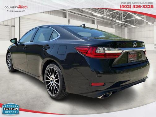 Black 2018 Lexus ES 350 Base