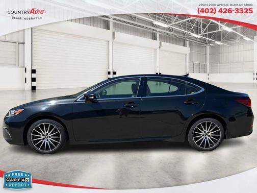 Black 2018 Lexus ES 350 Base