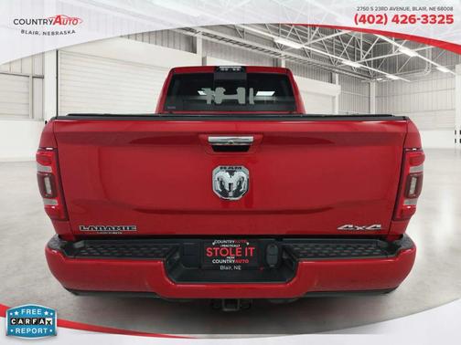 2020 RAM 2500 Laramie Crew Cab 4X4 6'4' Box