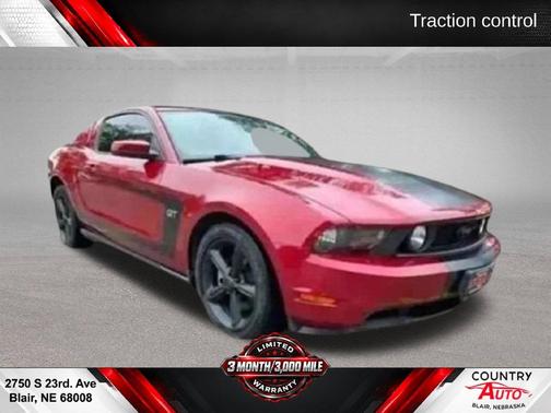 Red 2010 Ford Mustang GT Premium