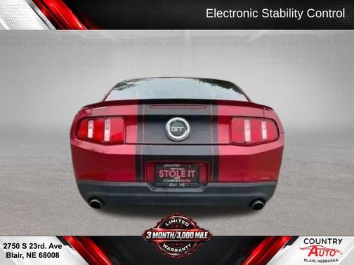Red 2010 Ford Mustang GT Premium