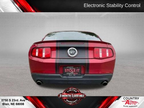 Red 2010 Ford Mustang GT Premium