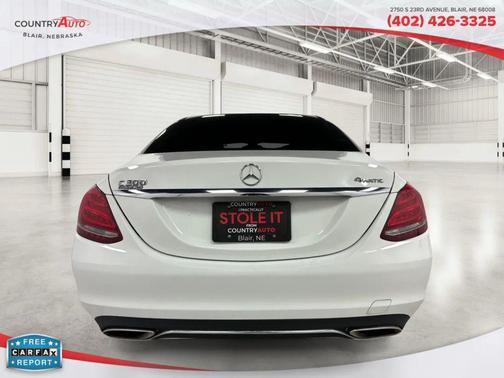 White 2018 Mercedes-Benz C-Class C 300 4MATIC