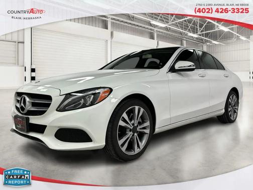 White 2018 Mercedes-Benz C-Class C 300 4MATIC