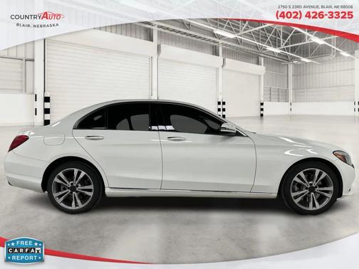 White 2018 Mercedes-Benz C-Class C 300 4MATIC