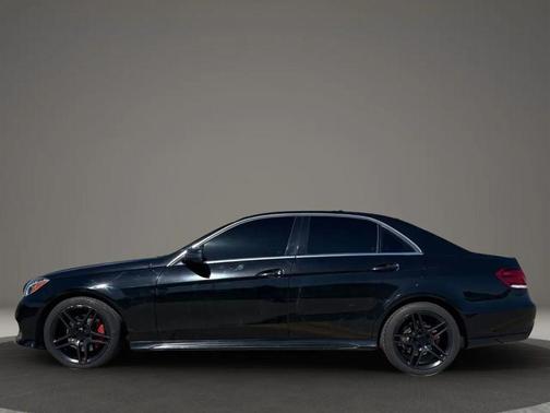 Black 2016 Mercedes-Benz E-Class E 350 4MATIC Sedan 4D