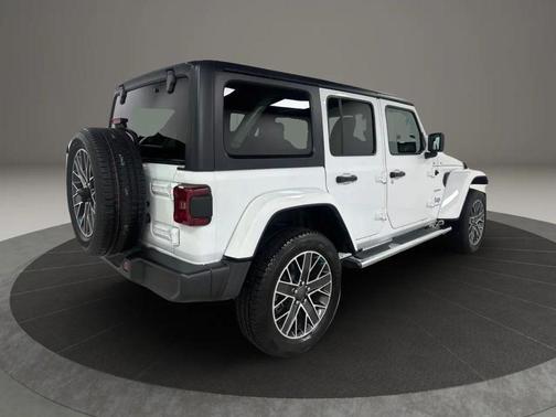 White 2023 Jeep Wrangler 4xe Sport S