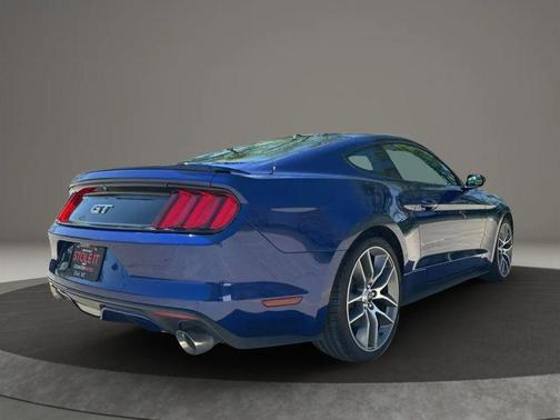 Blue 2016 Ford Mustang GT Premium