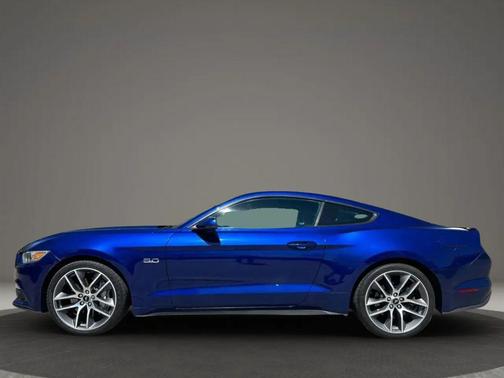 Blue 2016 Ford Mustang GT Premium