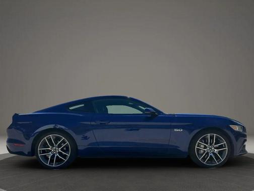 Blue 2016 Ford Mustang GT Premium