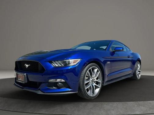 Blue 2016 Ford Mustang GT Premium