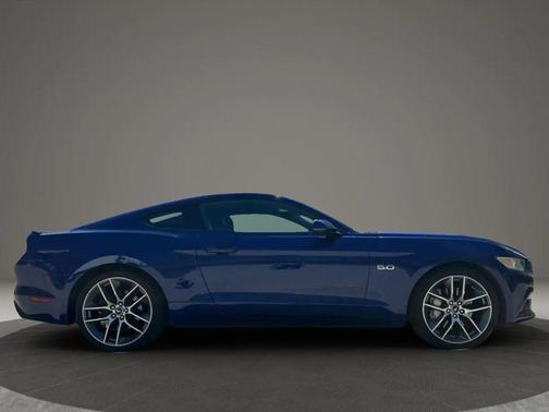 Blue 2016 Ford Mustang GT Premium