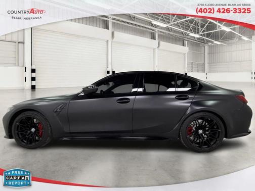 Black 2024 BMW M3 Competition xDrive