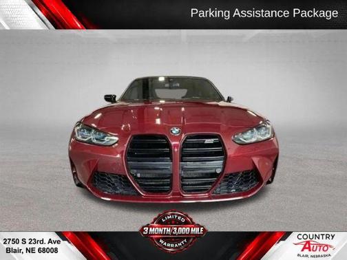 Red Metallic 2024 BMW M3 Competition xDrive