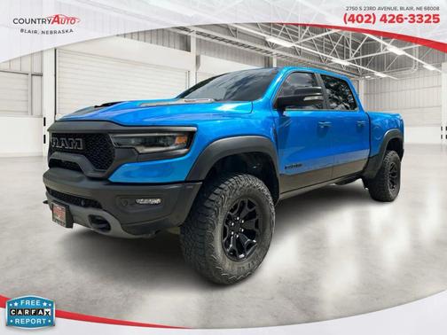 Blue 2022 RAM 1500 TRX