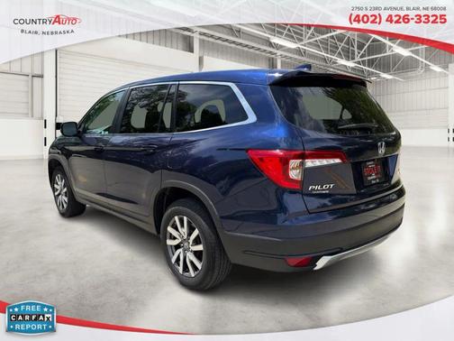 Blue 2022 Honda Pilot EX-L Sport Utility 4D