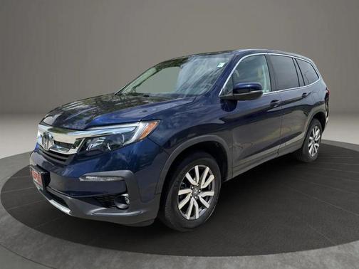 Blue 2022 Honda Pilot AWD EX-L