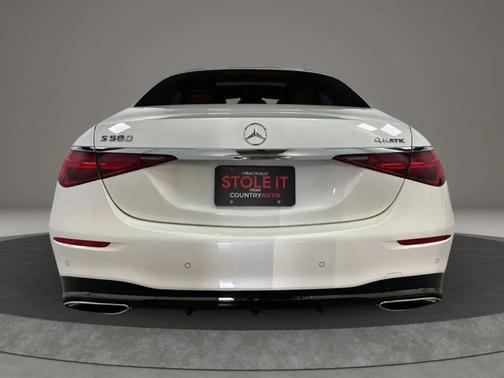 White 2023 Mercedes-Benz S-Class 4MATIC