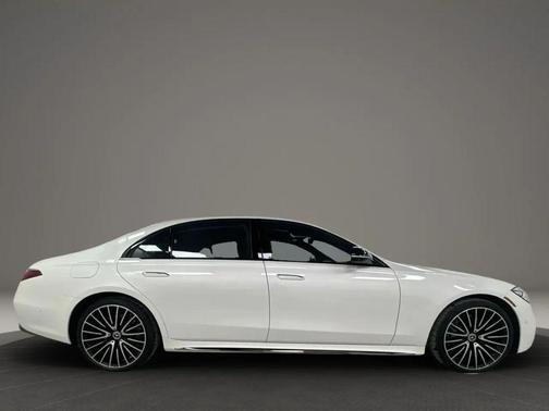 White 2023 Mercedes-Benz S-Class S 580 4MATIC