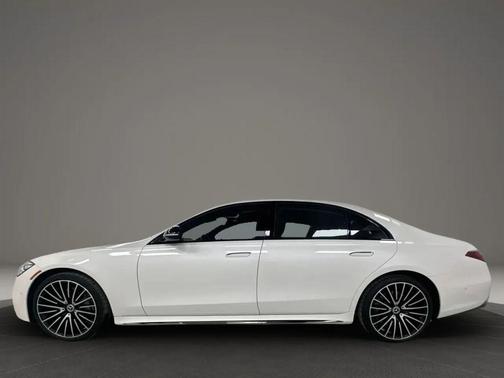 White 2023 Mercedes-Benz S-Class S 580 4MATIC